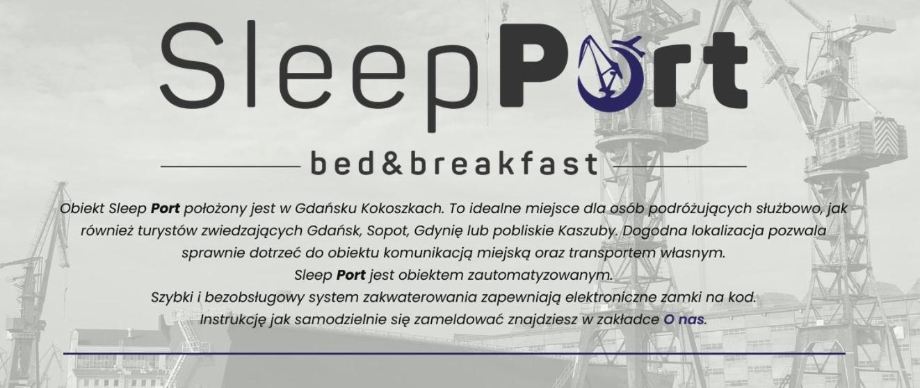 Sleep Port B&B - Bezplatny Parking Danzica Esterno foto